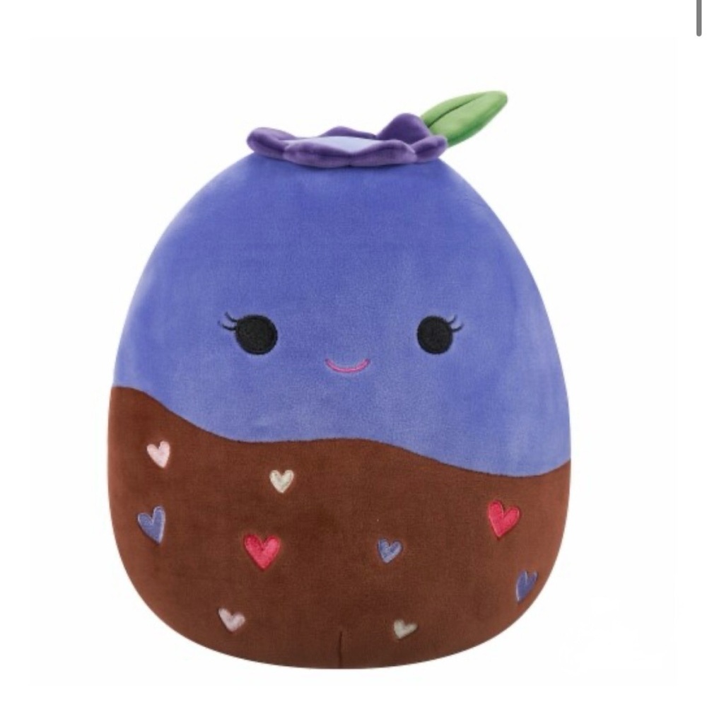 Squishmallows Bluby 10” Chocolate Dipped Blueberry Plush Toy NWT